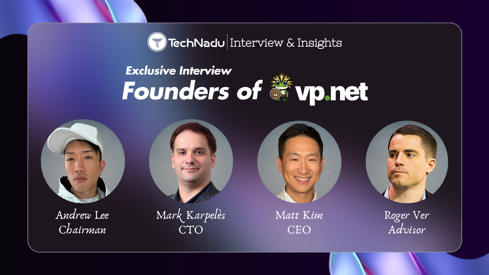 Founding Members - VP.Net Interview