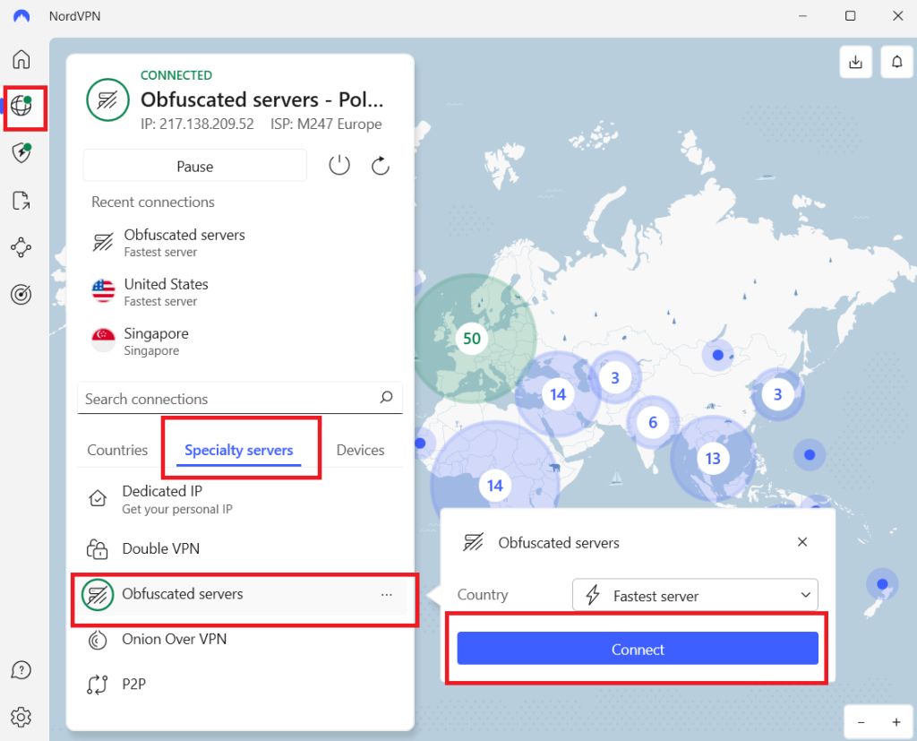 NordVPN Obfuscated Servers