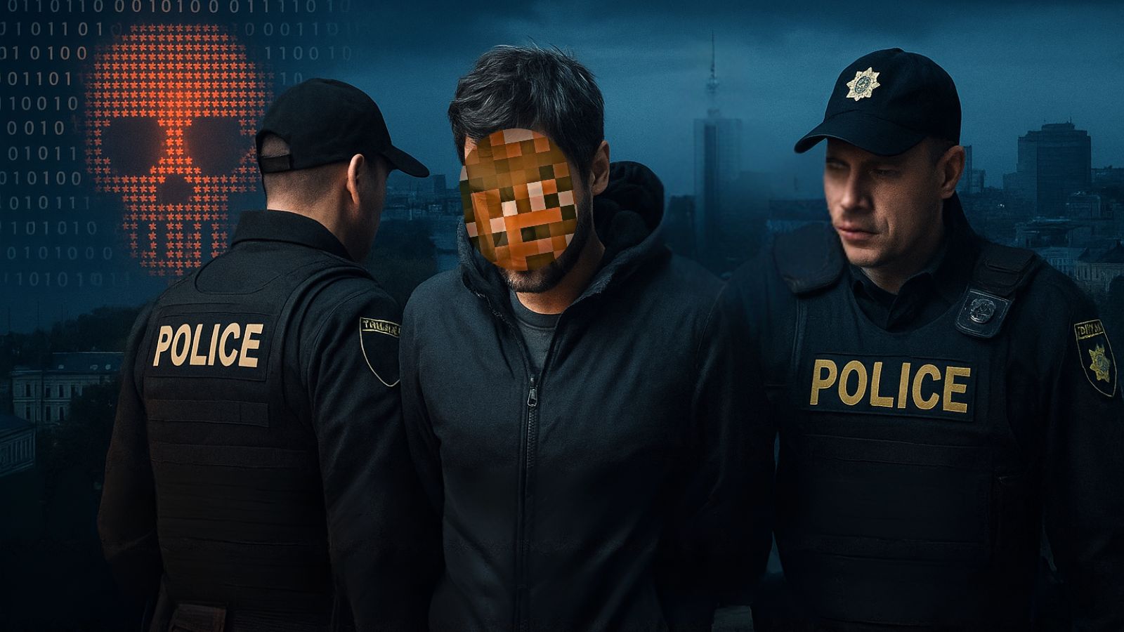 Police, Arrest, Skull