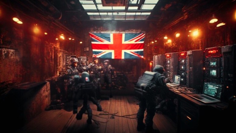 UK Police Flag Laptops