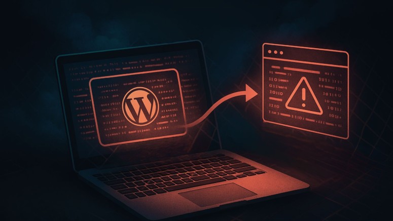 WordPress Redirect Laptop