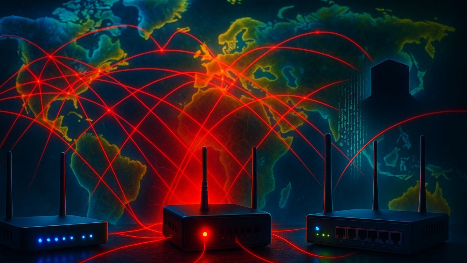 Map - Routers - Connected - IoT