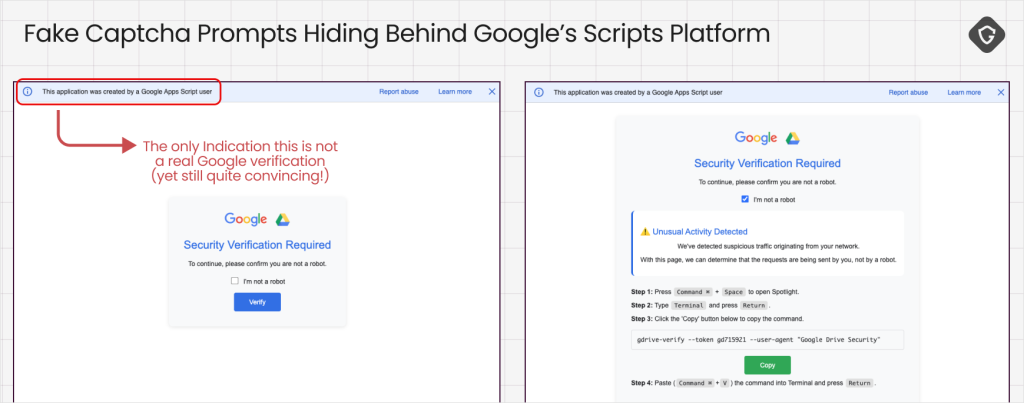 Google Scripts abuse