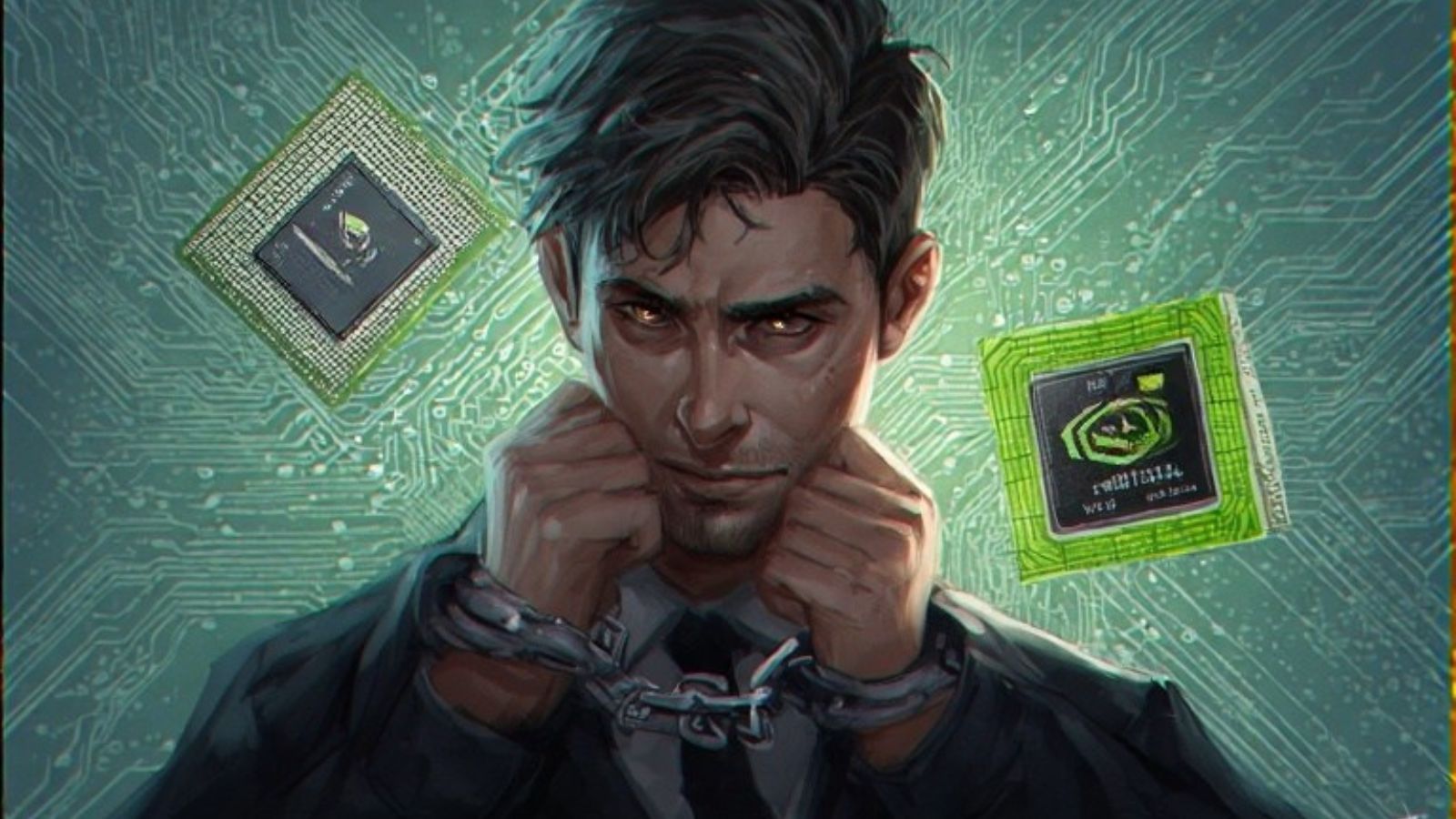 Handcuffs - NVIDIA Chip
