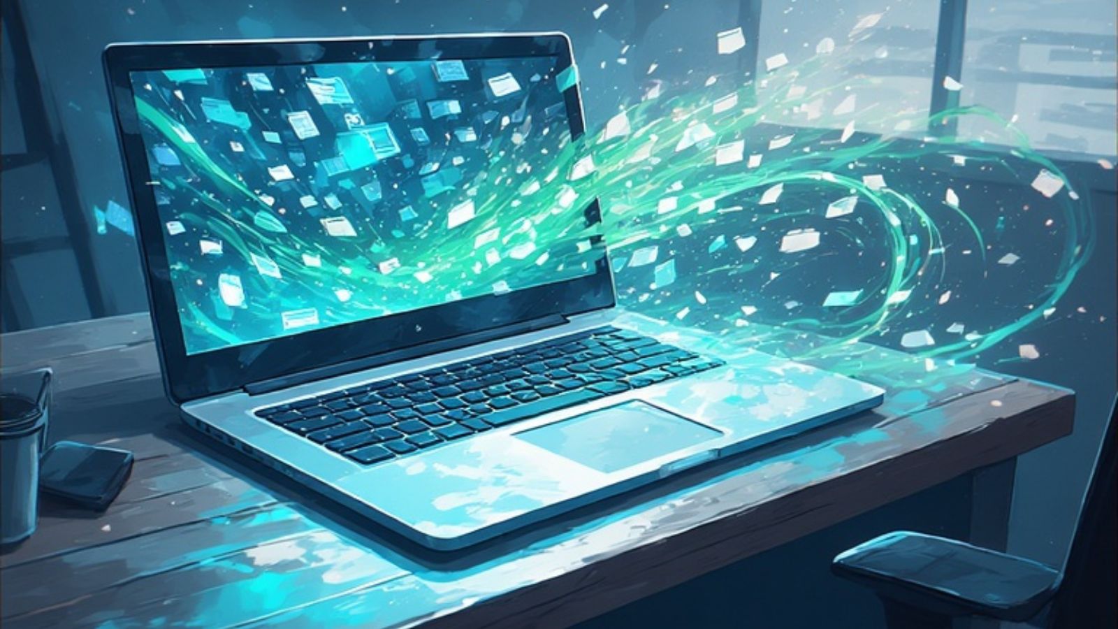 LAptop - Icons - Waves