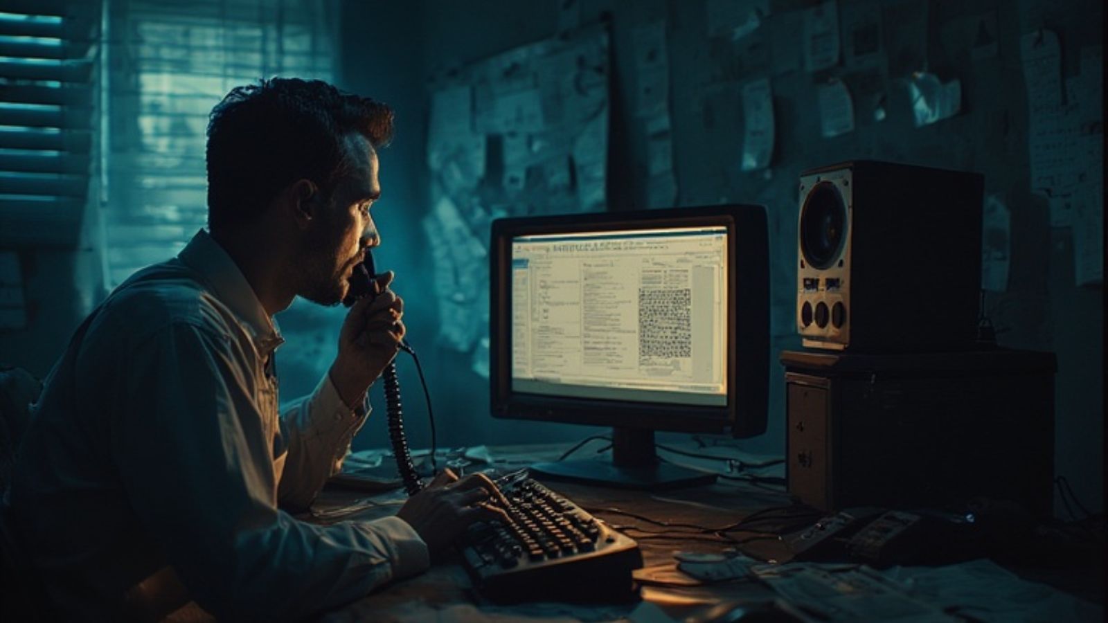 Man - Phone - Laptop - Customer Support