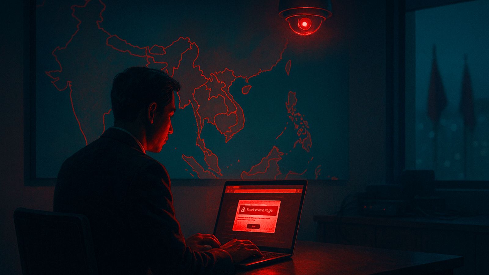Map - Camera - Laptop - Office - Staff