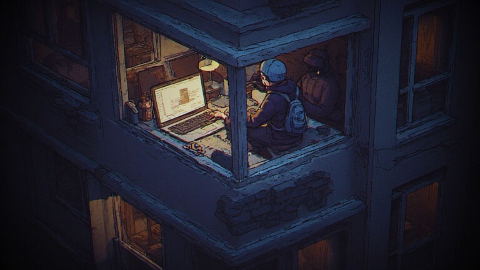 Apartment - Laptop - Hacker