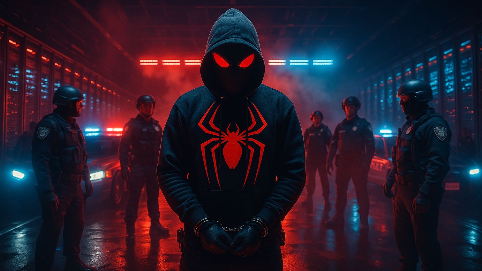 Scattered Spider - Handcuffs - Police - Arrest