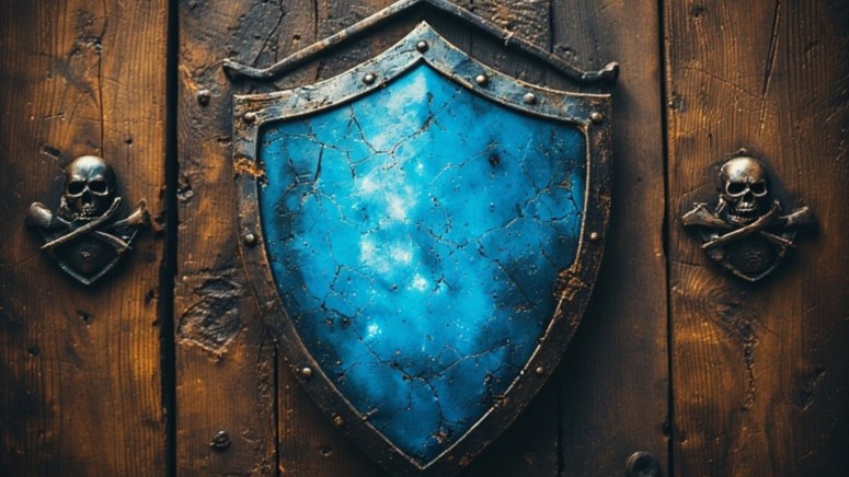 Shield - Piracy - Skull - Door