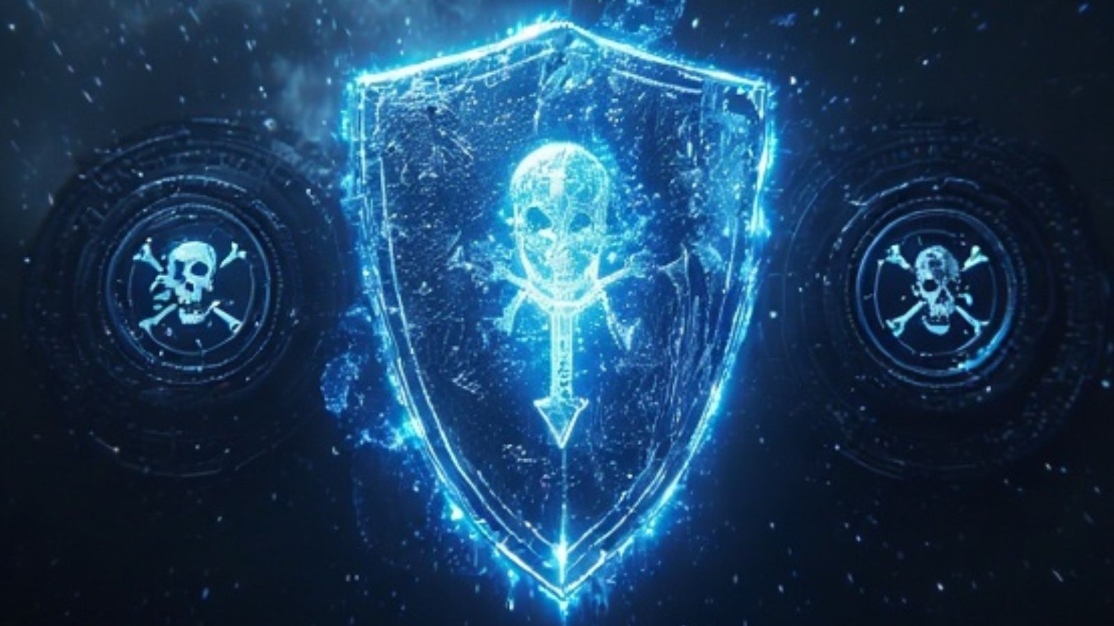 Shield - Piracy - Skull