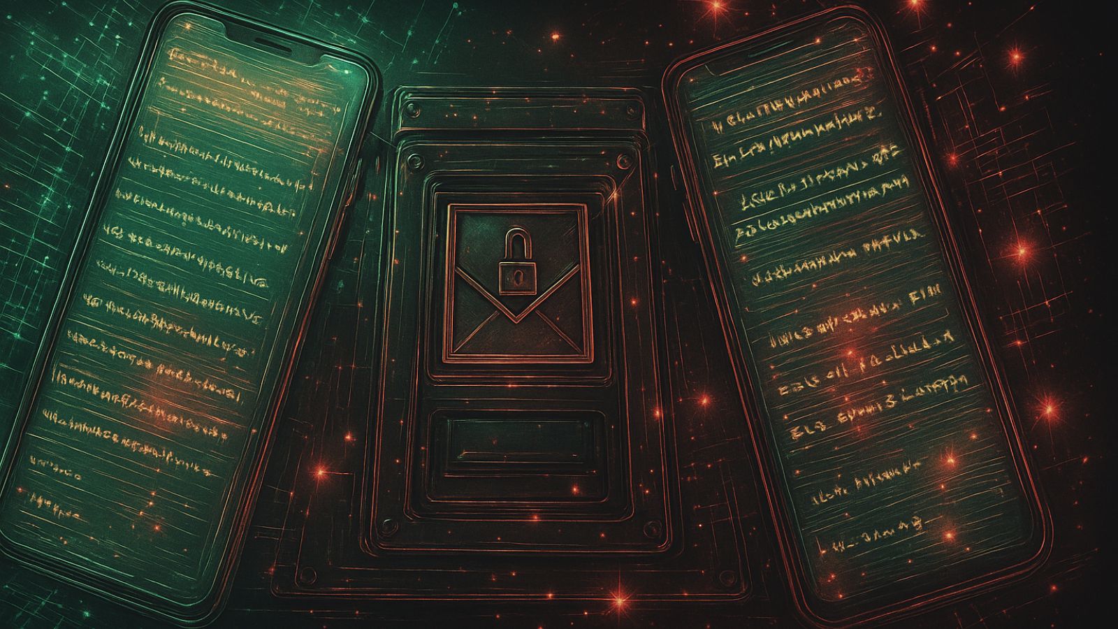 Two Phones - Lock - Email