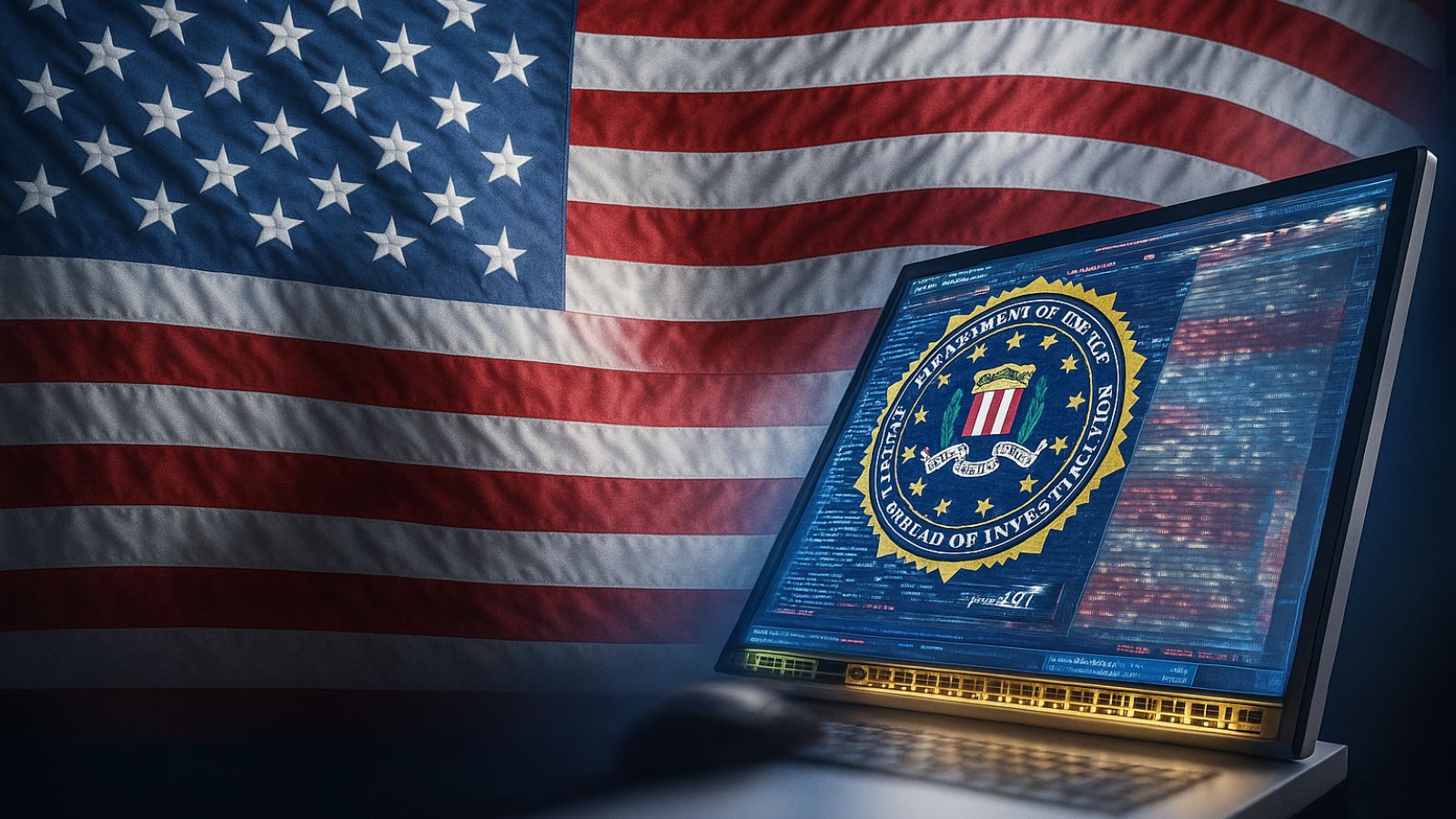 US Flag - Laptop
