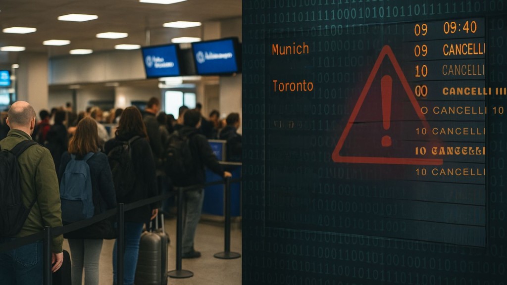 Airport - Canceled - People - Queue