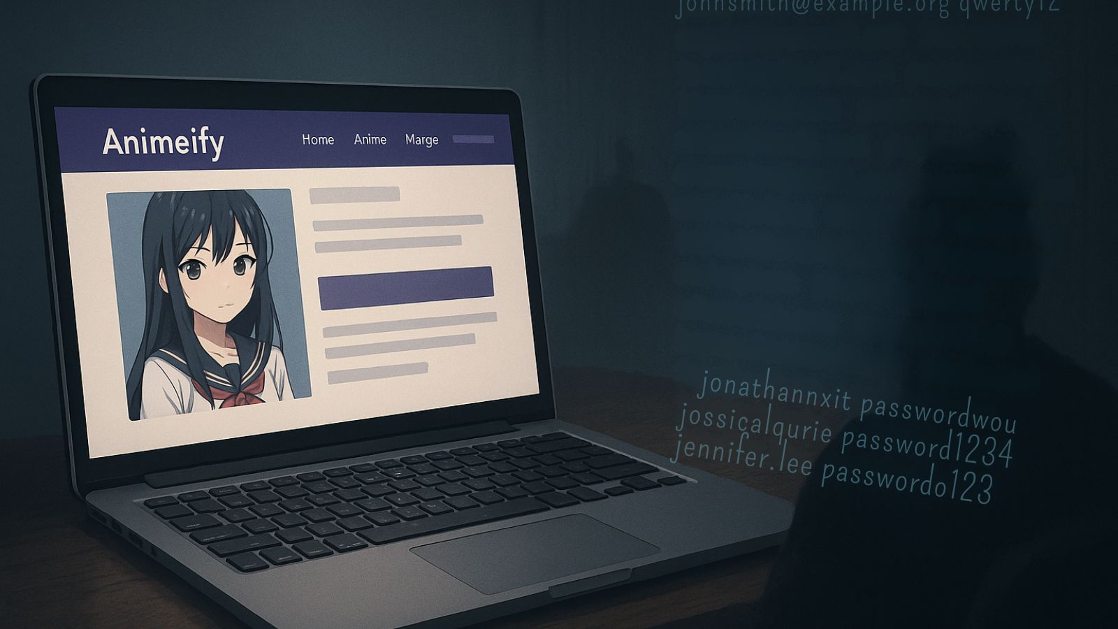 Animeify - Website - Passwords