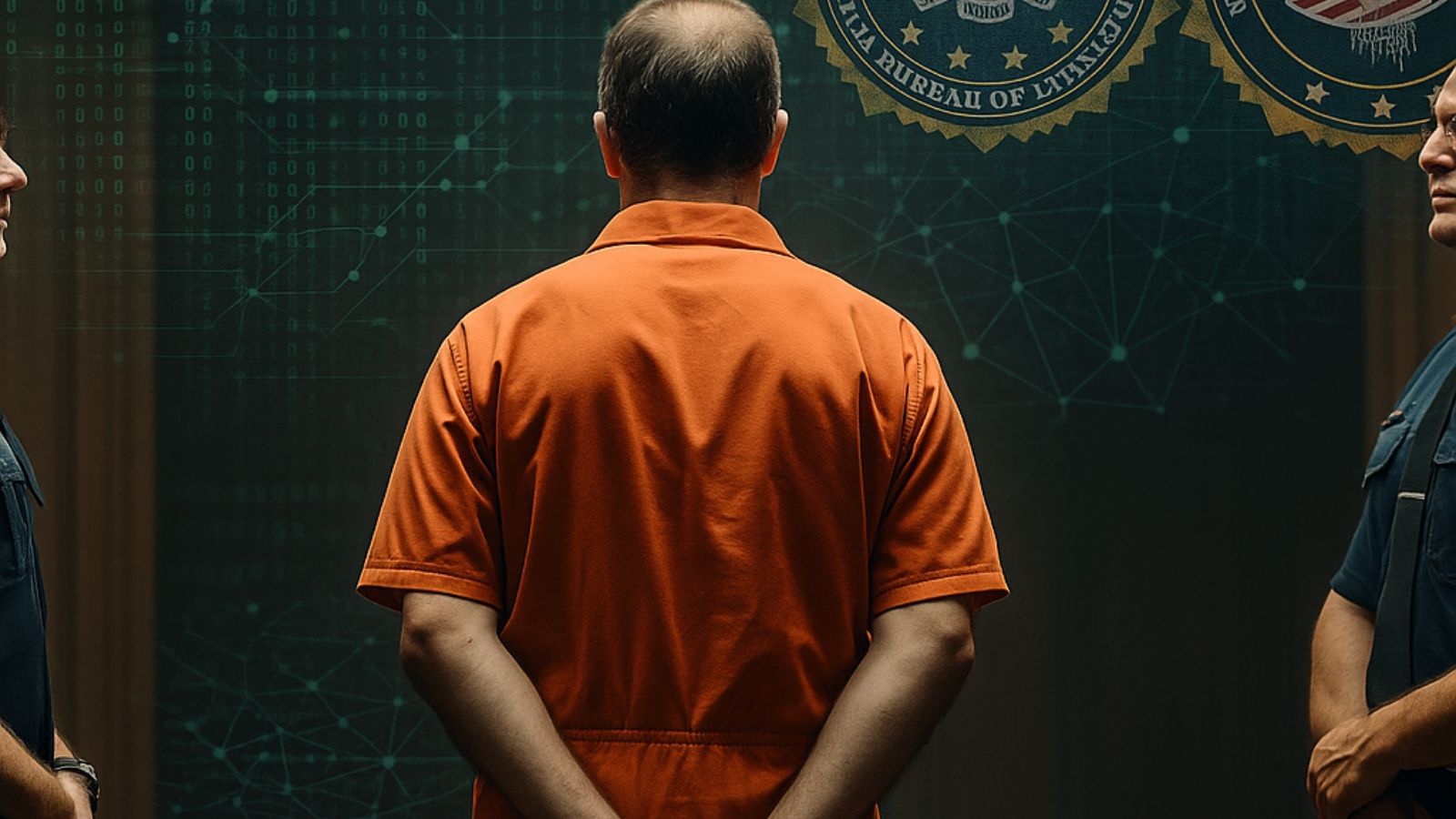 Arrest - Man - Police - FBI - DOJ - Logo