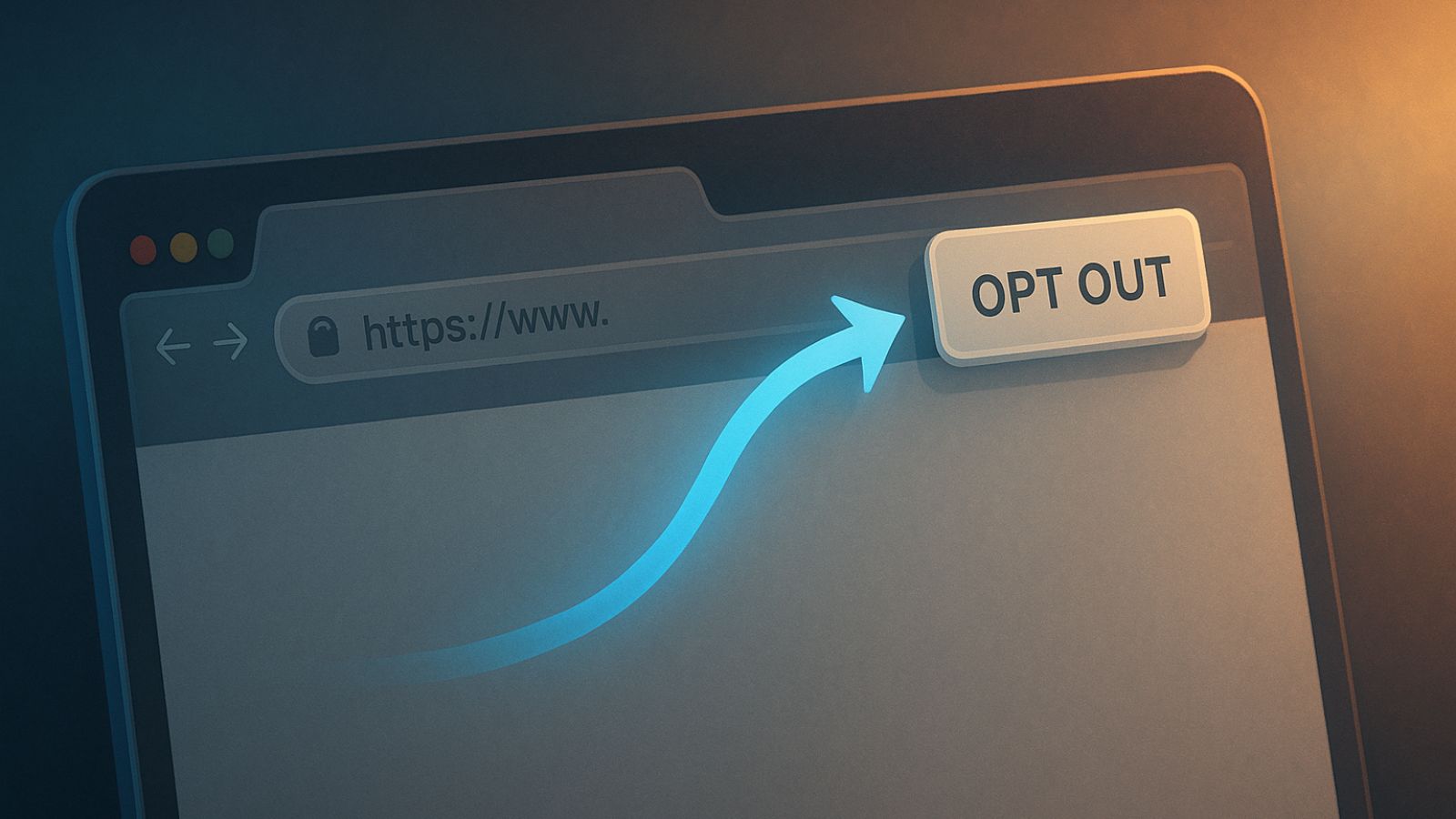 Browser - Arrow - Opt Out