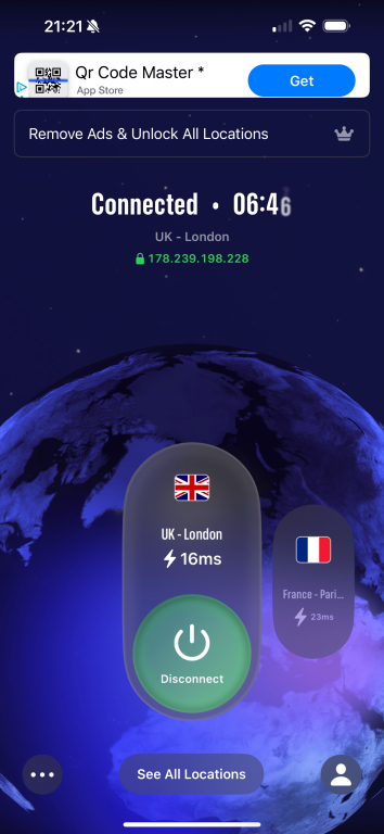 EventVPN Interface