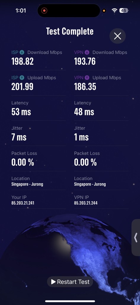 EventVPN Speed Test