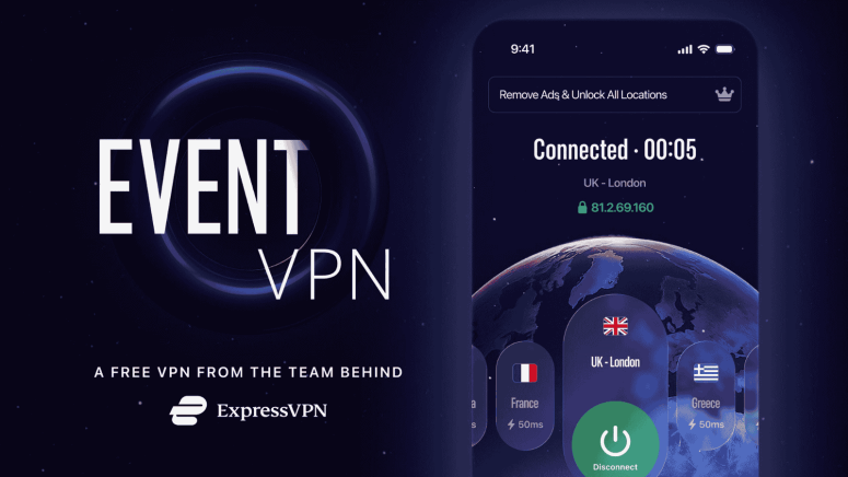 EventVPN launched as free privacy-focused VPN by ExpressVPN