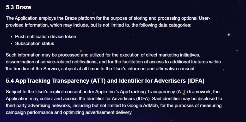 Braze & 5.4 AppTracking Transparency (ATT) and Identifier for Advertisers (IDFA)