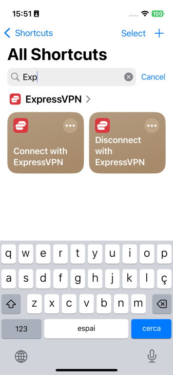 ExpressVPN iOS Shortcuts
