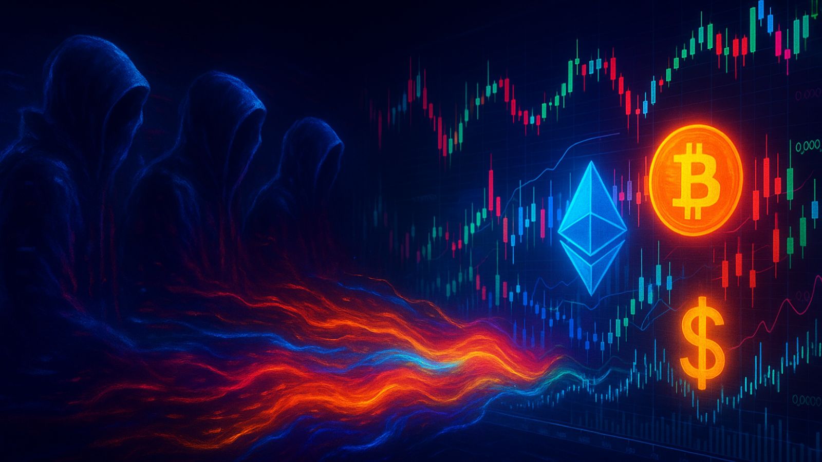 Hackers - Cryptocurrency - Financial Charts