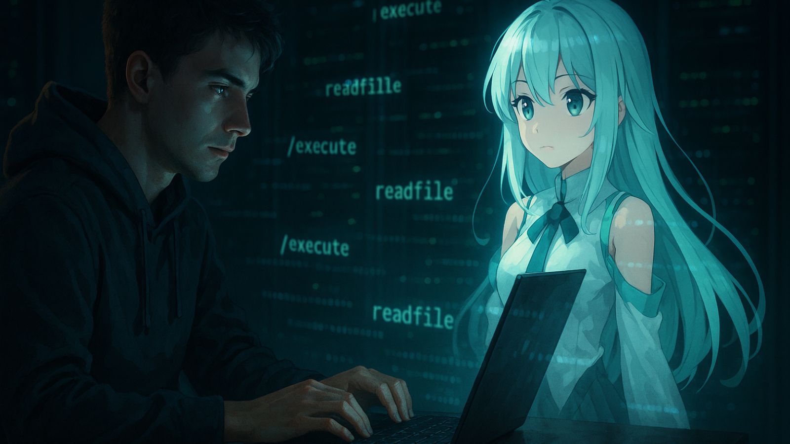 Man with Laptop - AI Anime - Codes Screen
