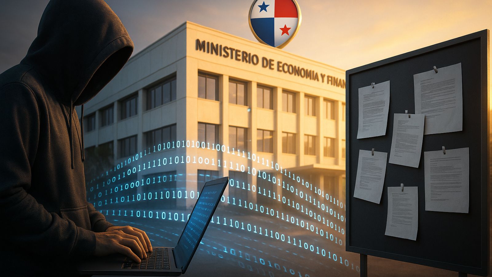 Panama Ministry of Economy and Finance - Panama - Hacker - Laptop - Data Board