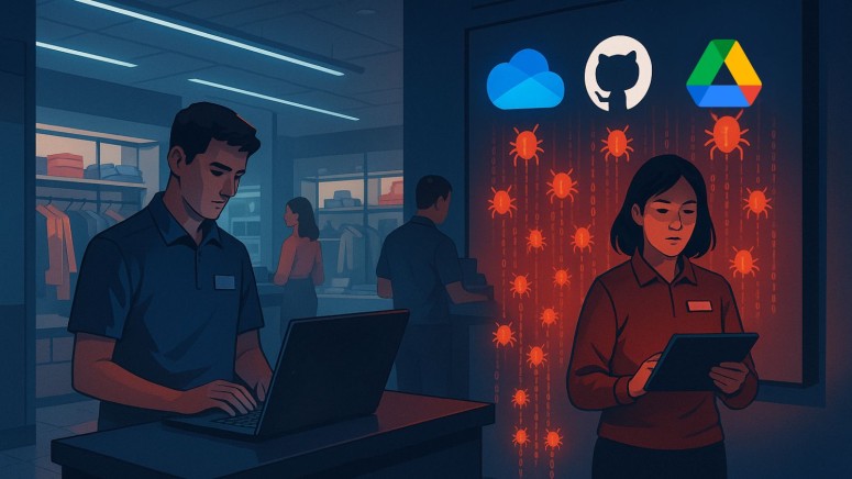 Retail - Malware - GitHub - OneDrive - Googele Drive