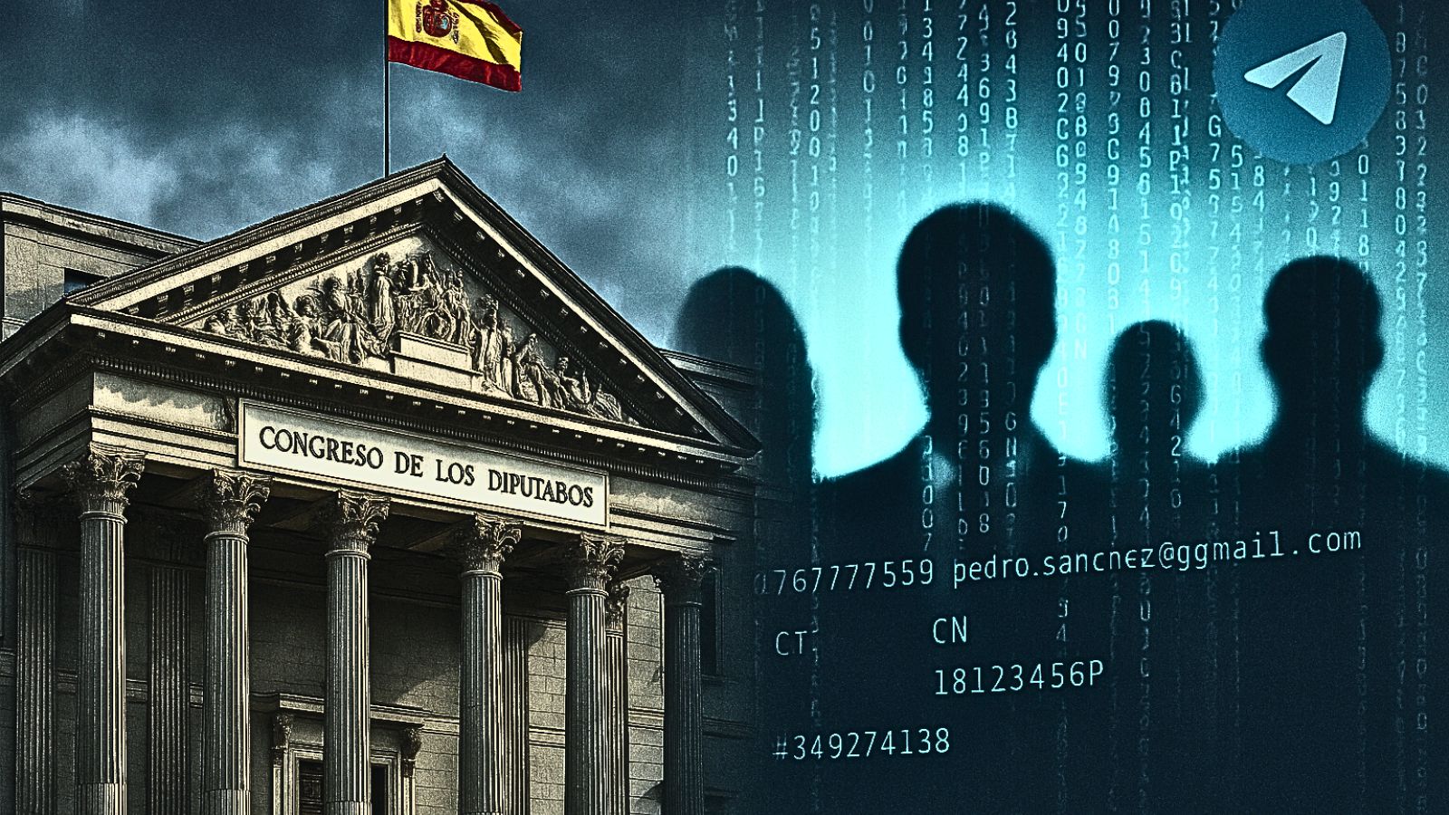 Spanish Government Building - Personnel - Telegram logo - Codes