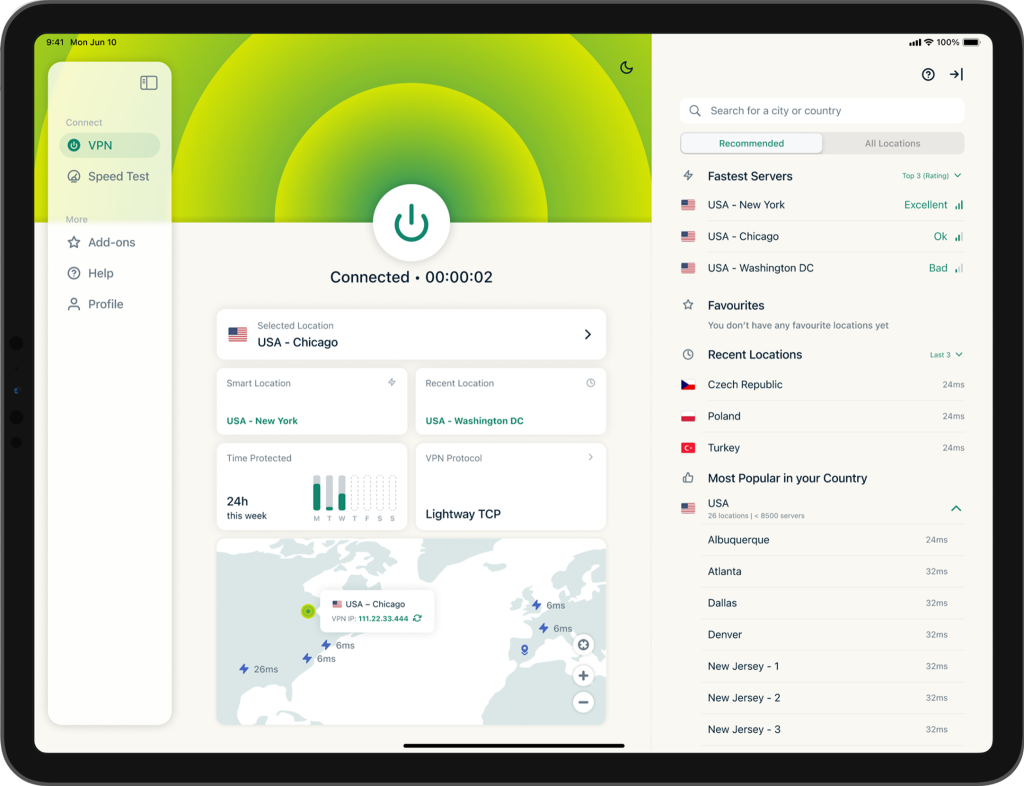The new iPad Look by ExpressVPN
