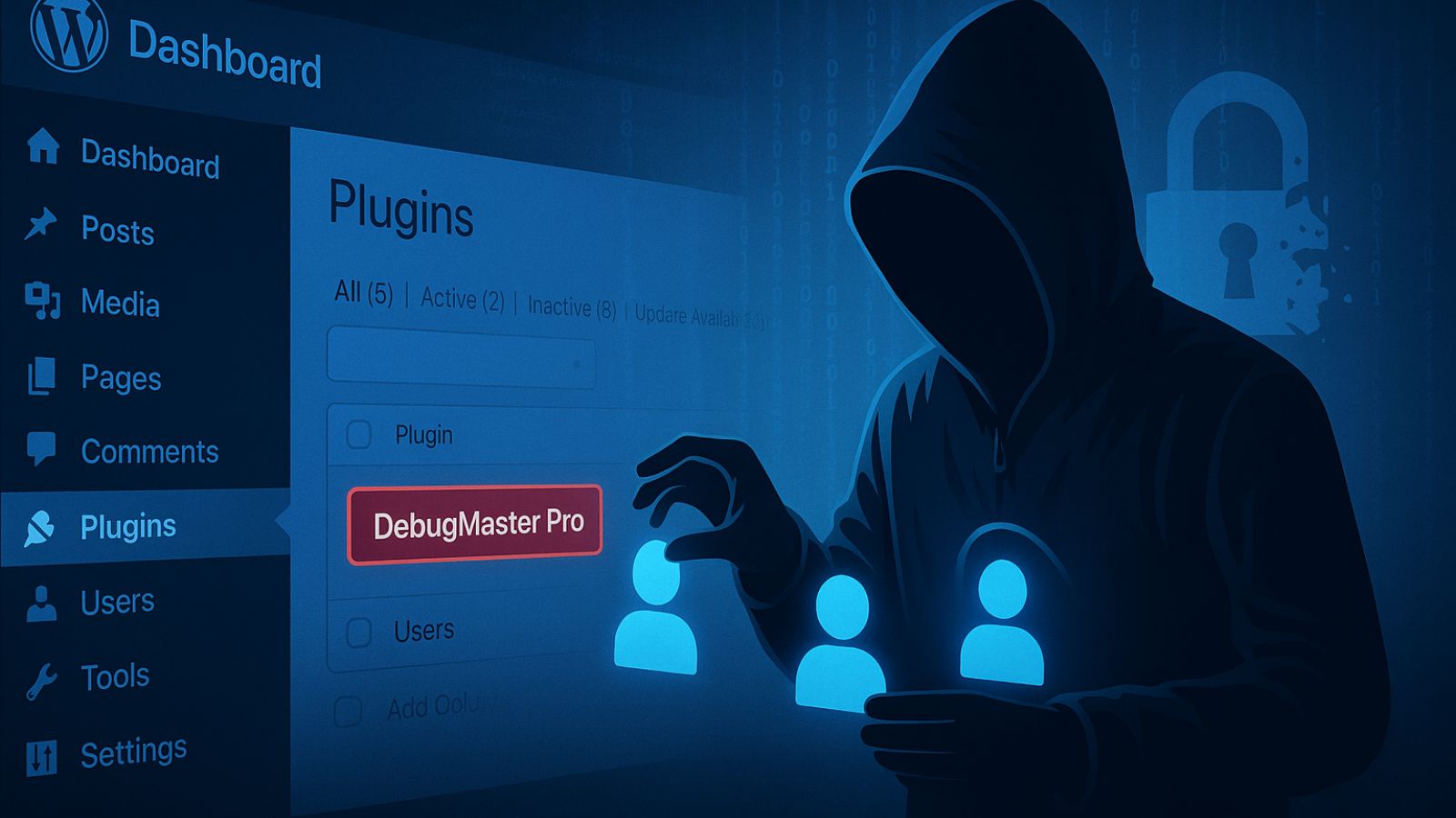 WordPress - Hacker - Profile - Dashboard - Lock