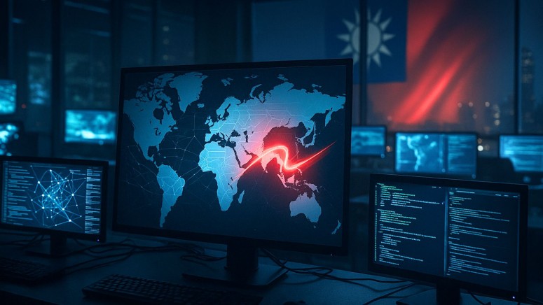 Control Room - Network Maps - Data Streams - Red Signal Wave