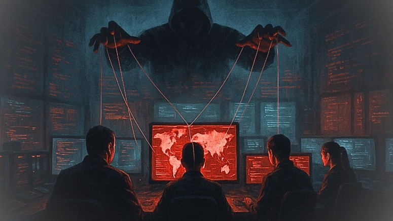 Hacker Manipulating Others