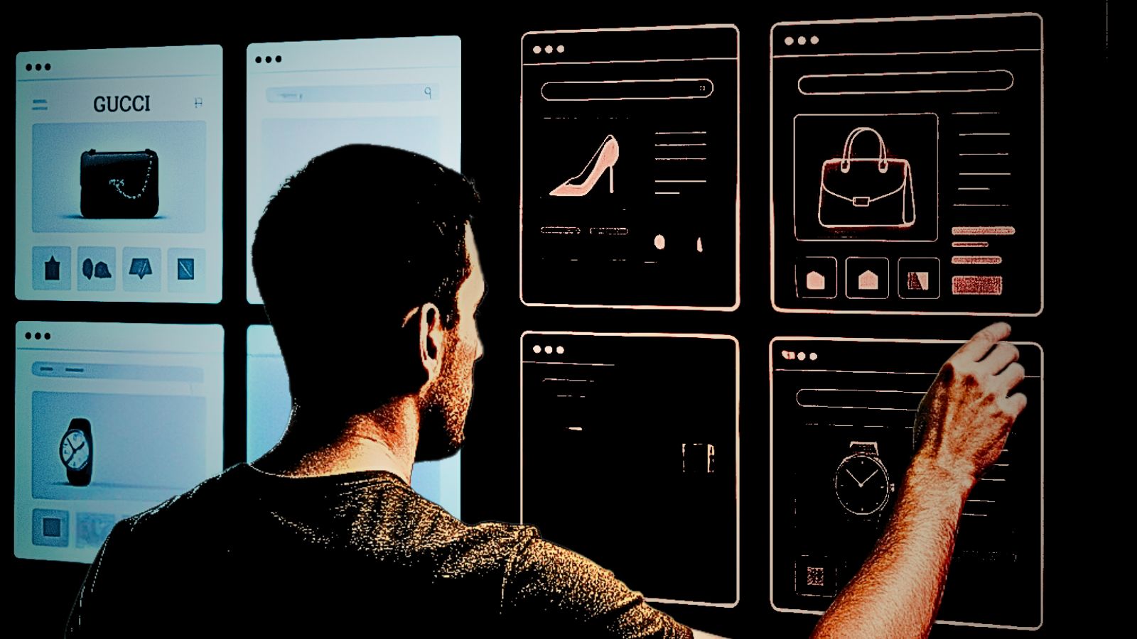 Man - Websites - Screen