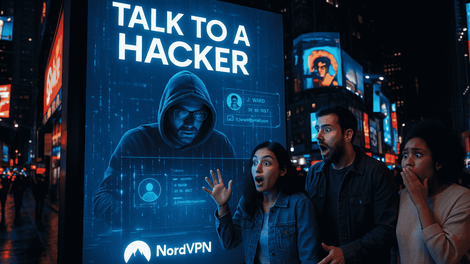 NordVPN’s Times Square stunt reveals gaps in Americans’ security