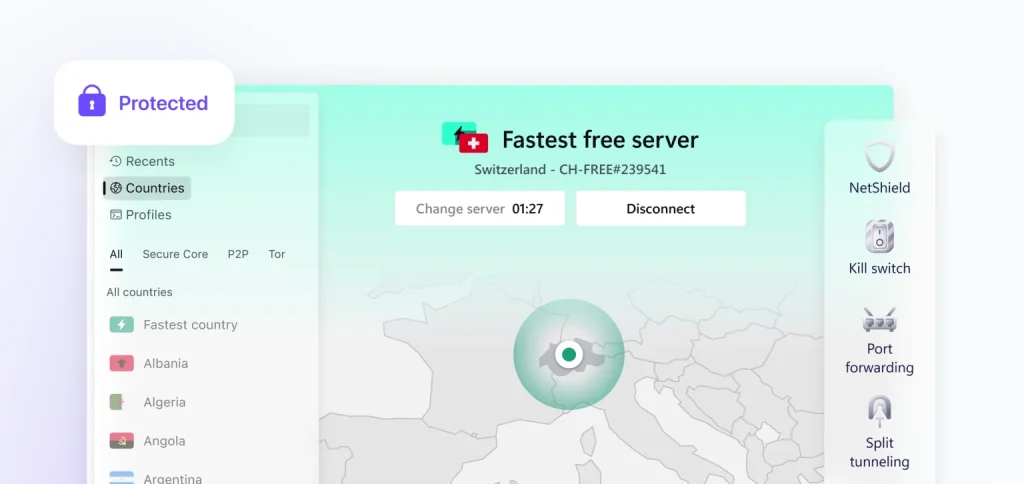 Proton VPN Free server expansion