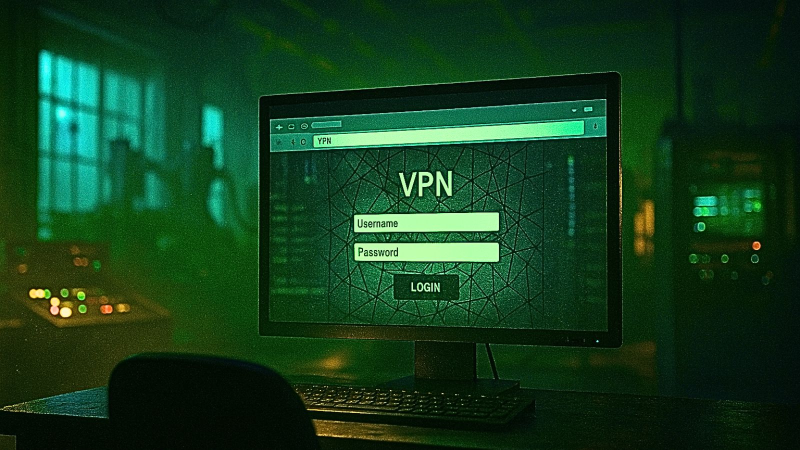 VPN - Browser - Login Page