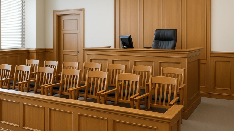 Courtroom – Jury Box – Judge’s Bench