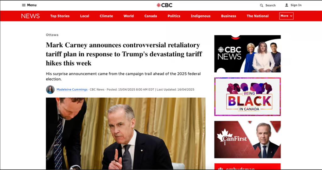 A piece of fake political content on social media