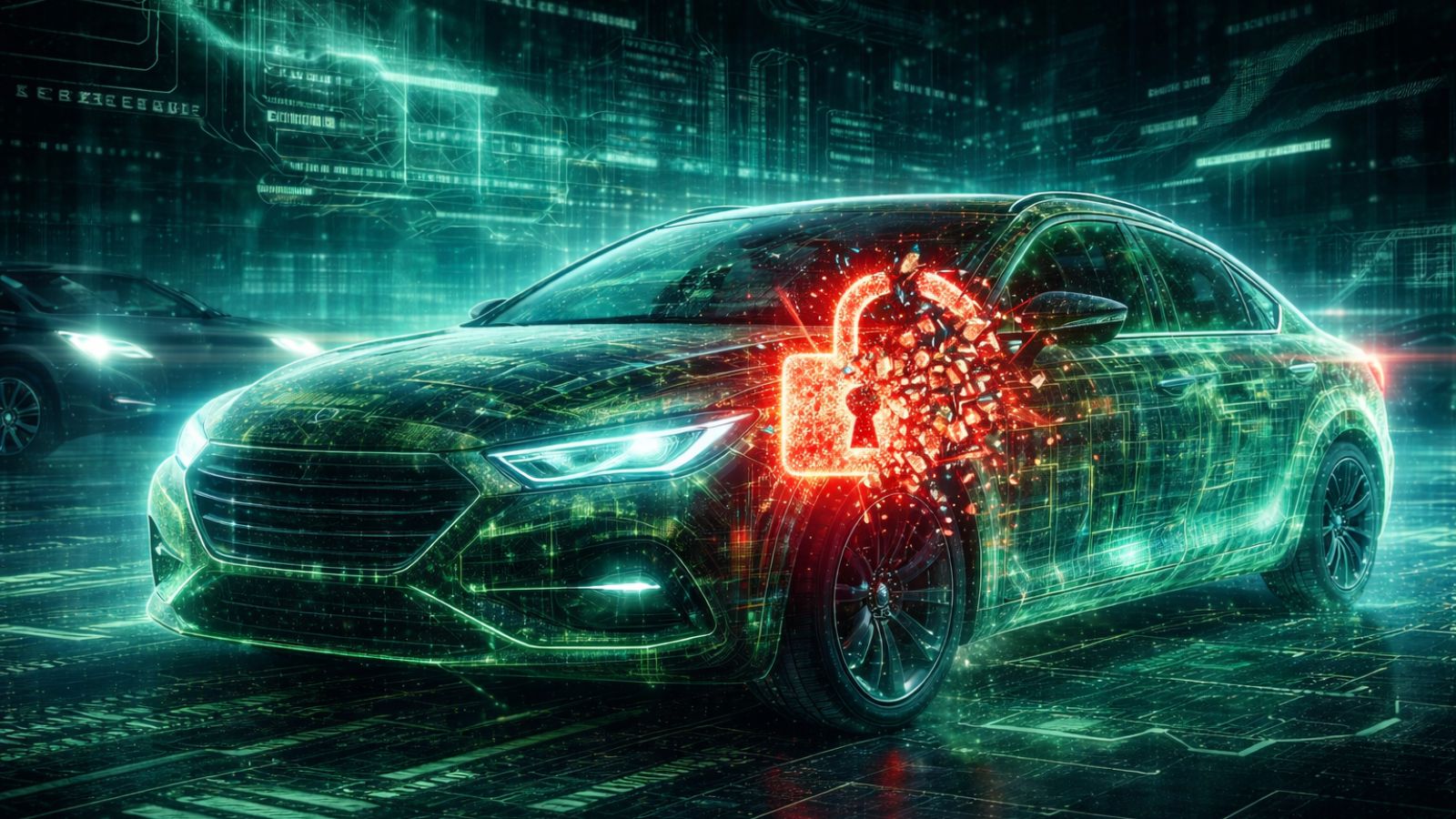 Car - Vehicle - Broken Padlock