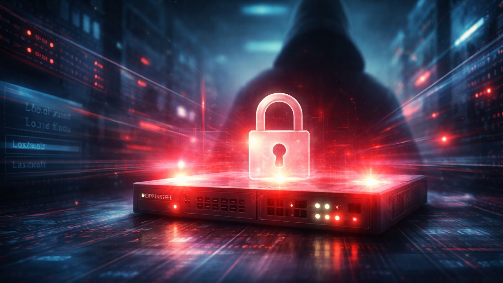 Firewall - Server Racks - Lock - Hacker