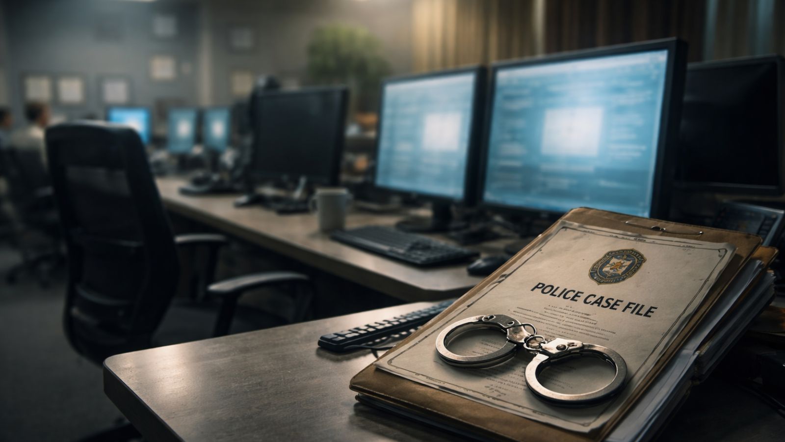 Office - Police Files - Handcuffs