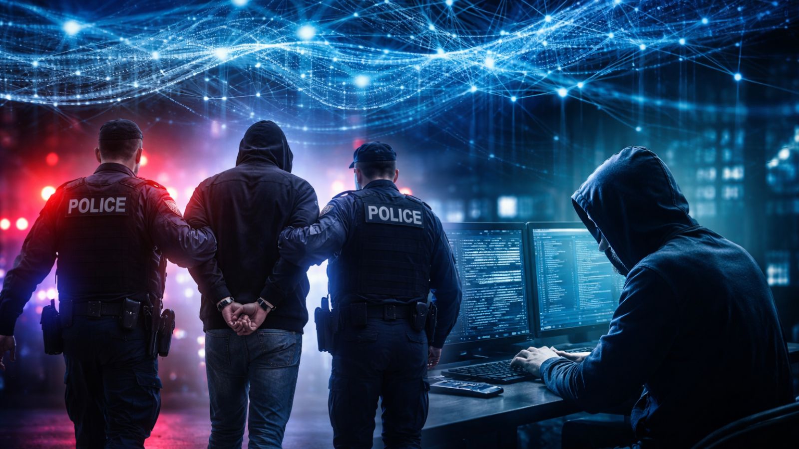 Police - Arrest - Data Steam - Hacker