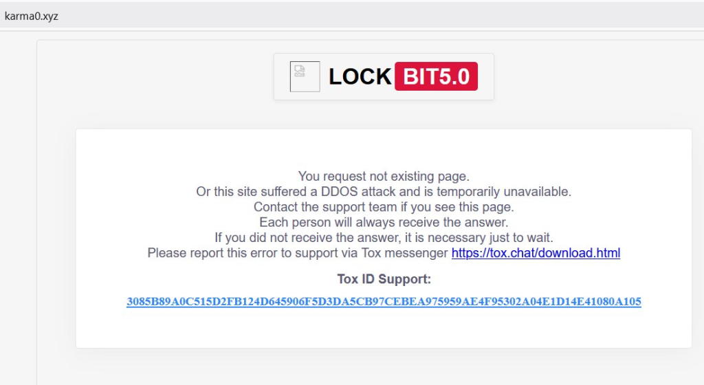 LockBit 5.0 IP leak