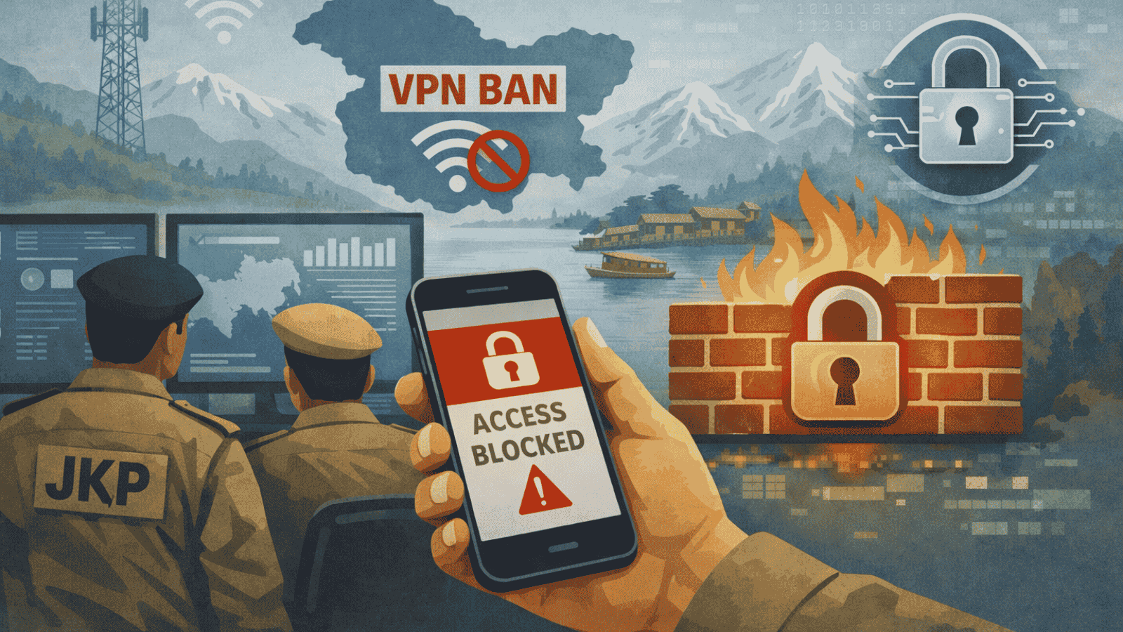 Jammu and Kashmir VPN Ban Leads to Police Action