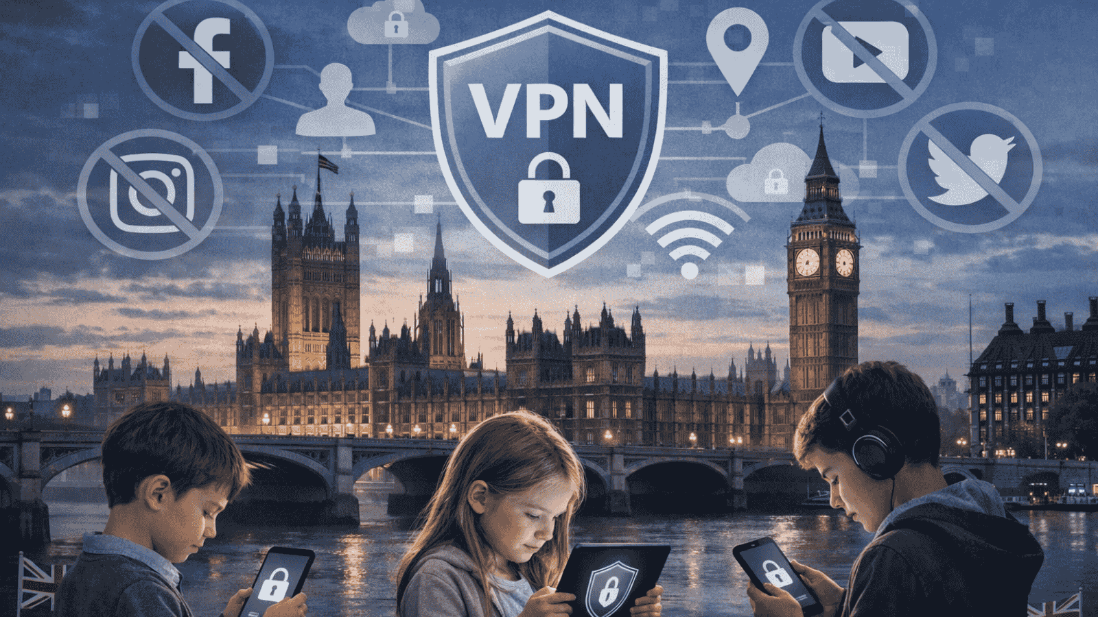 UK Considers New Rules on VPNs and Social Media to Protect Children Online