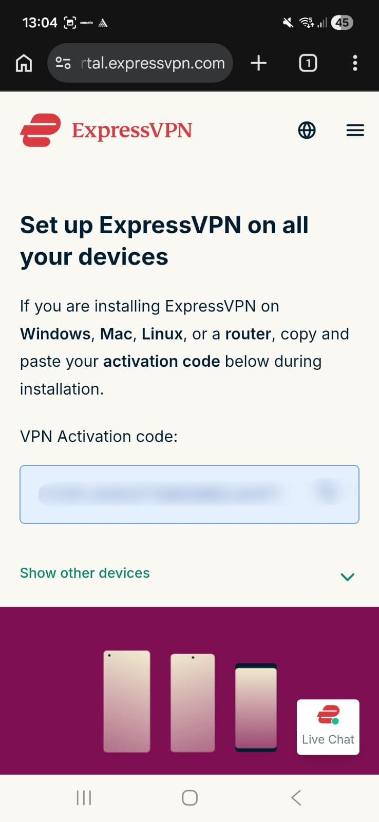 ExpressVPN Android - Android App Download Page