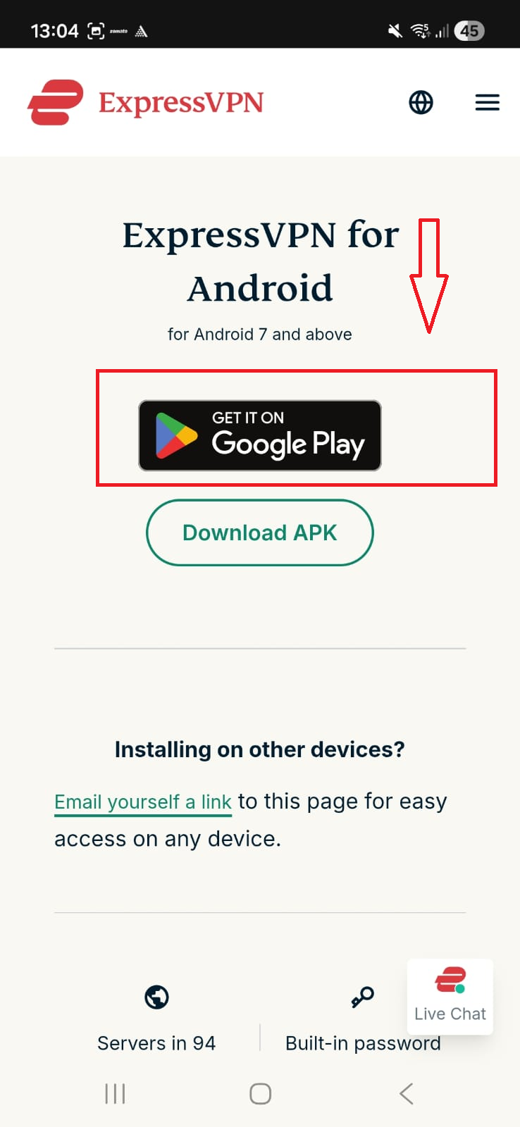 ExpressVPN Android - Click Here to Download Android App